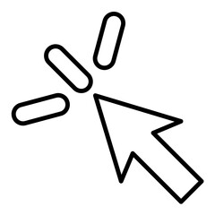 Obraz premium Cursor icon vector image. Can be used for User Interface.