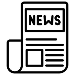 News icon vector image. Can be used for Public Relations Agency.
