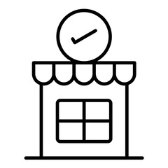 Shop With Confidence icon vector image. Can be used for Web Store.