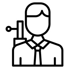 Solo icon vector image. Can be used for Battle Royale.