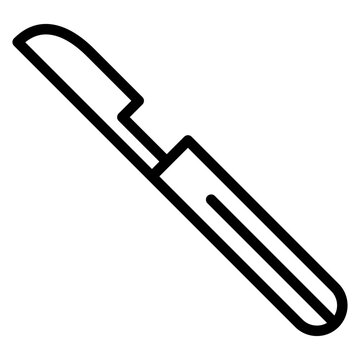 Scalpel icon vector image. Can be used for Science.