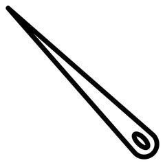 Needle icon vector image. Can be used for Science.
