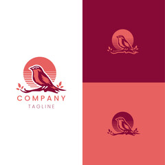 Obraz premium Symbol of Flight Emotional Appeal in Bird Logo Design