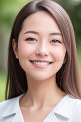 Naklejka premium scientist, pretty smile