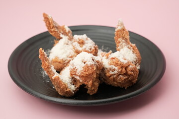 Cheese Fried chicken wings