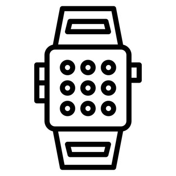 Smart Watch icon vector image. Can be used for Luxury.