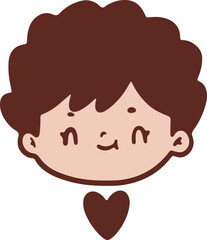 Easter kids rabbit cartoon cute festive art card 