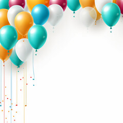 Balloon Birthday Background