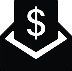 Rounded Filled Salary Icon