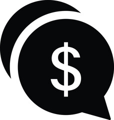 Rounded Filled Speech Bubble Icon