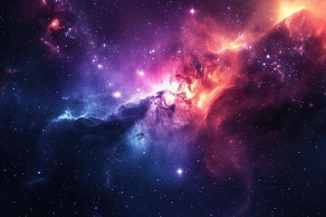 Obraz premium Stellar background for your design