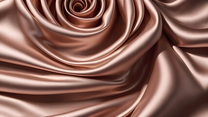Naklejka premium Rose gold silk background