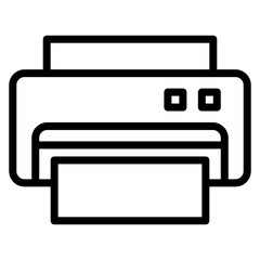 Printer icon vector image. Can be used for Printing.