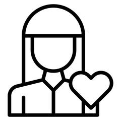 Babysitter icon vector image. Can be used for Child Adoption.