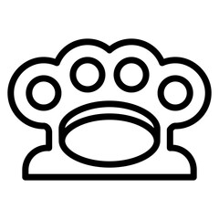 Knuckle icon vector image. Can be used for Shooting.