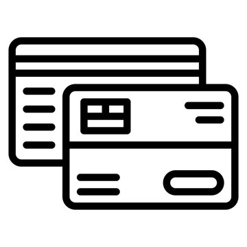 Credit Card icon vector image. Can be used for Crisis Mangement.