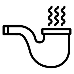 Pipe icon vector image. Can be used for Crime Investigation.