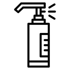 Pepper Spray icon vector image. Can be used for Crime Investigation.