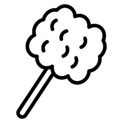 Cotton Candy icon vector image. Can be used for Water Park.