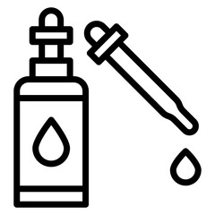Serum icon vector image. Can be used for Dermatology.