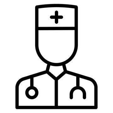 Nurse Male icon vector image. Can be used for Home Services.