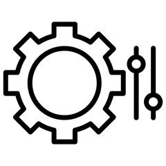 Settings icon vector image. Can be used for Digital Retail.