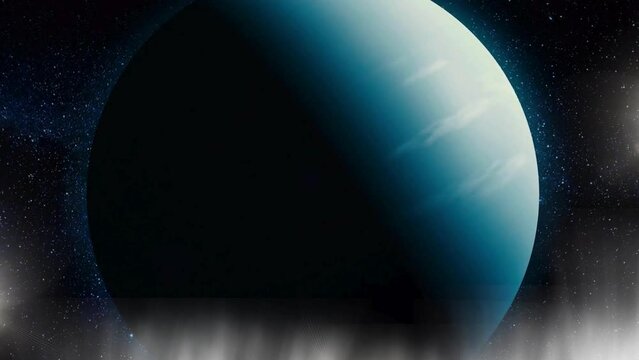 a close-up 4k animated video of the planets