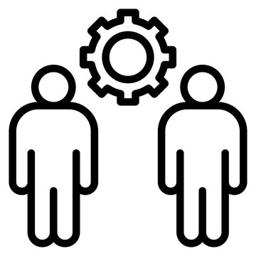 Collective Strength icon vector image. Can be used for Teamwork.