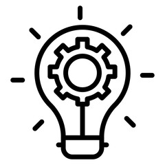 Innovation icon vector image. Can be used for Core Values.