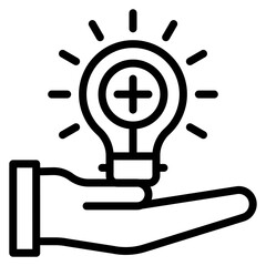 Positivity icon vector image. Can be used for Core Values.