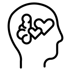 Emotional Intelligence icon vector image. Can be used for Personal Growth.