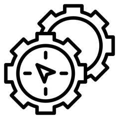 Precision Engineering icon vector image. Can be used for Mass Production.
