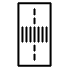 Crosswalk icon vector image. Can be used for Public Utilities.