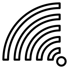 WiFi Signal icon vector image. Can be used for Remote Working.