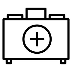 First Aid icon vector image. Can be used for Daycare.