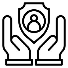 Safety Measures icon vector image. Can be used for Daycare.