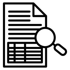 Audit Trail icon vector image. Can be used for Business Audit.