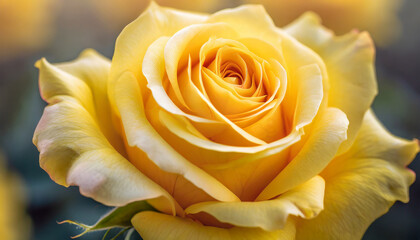floral background_ yellow rose close up_ shallow depth of field