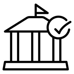 Governance Check icon vector image. Can be used for Business Audit.