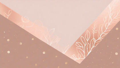 Radiant rose gold pattern retreat. Rose gold floral prints, soft hues.
