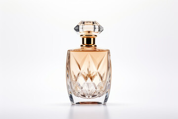 Obraz na płótnie Canvas Isolated perfume bottle on white background.