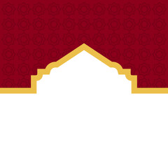 Islamic Header with Pattern