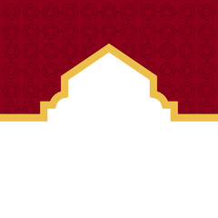 Islamic Header with Pattern