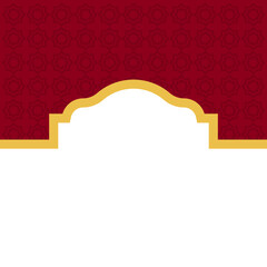 Islamic Header with Pattern