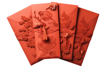 Red Envelope PNG Transparent,generative ai
