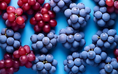 Fruit grape background,created with Generative AI tecnology.