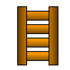 ladder icon vector illustration 