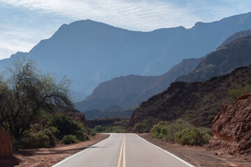 Ruta de Jujuy, o Salta. Argentina.