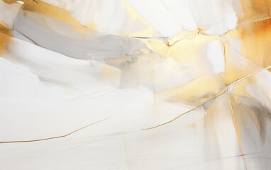 Fototapeta premium Abstract oil painting with paints in beige, gray and gold colors