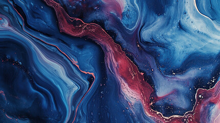Blue, maroon, & indigo marble background